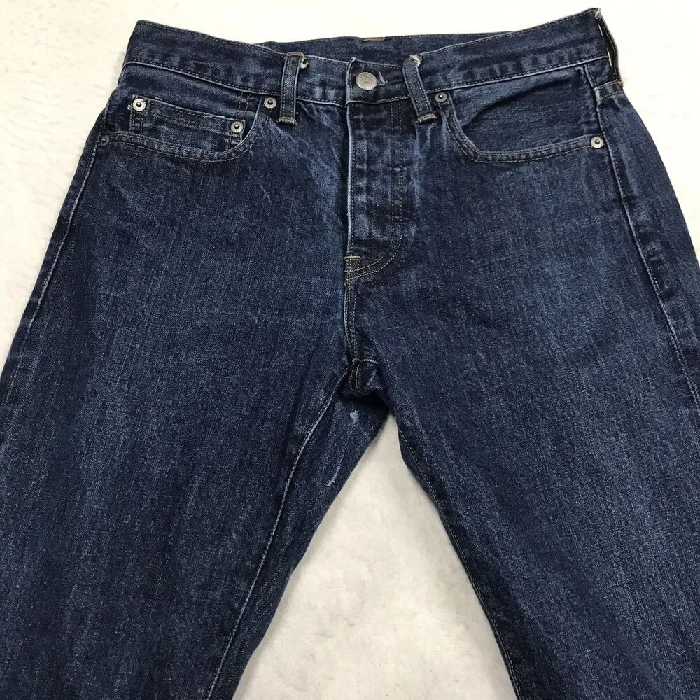 J CREW 770 Selvedge Jean Men 29x25 (29/32 tag) Kaihara Japanese Denim Cropped